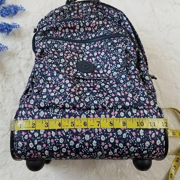 Kipling Sanaa Large Rolling Backpack Floral Rush - Picture 6 of 16